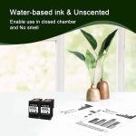 65XL Black High-yield Ink Cartridges (2-Black) Remanufactured Replacement for HP 65 XL Ink 65XL Black Ink for Envy 5058 5055 5034 5032 5030 5014 5012 DeskJet 3755 2655 2624 3758 3720 Printer | N9K04AN - Image 5